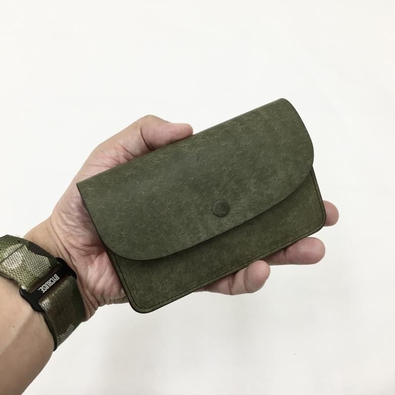  SLOW PUEBLO short wallet (GRAY/CAMEL/NAVY)