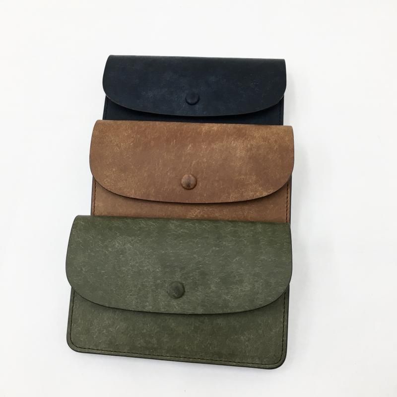  SLOW PUEBLO short wallet (GRAY/CAMEL/NAVY)