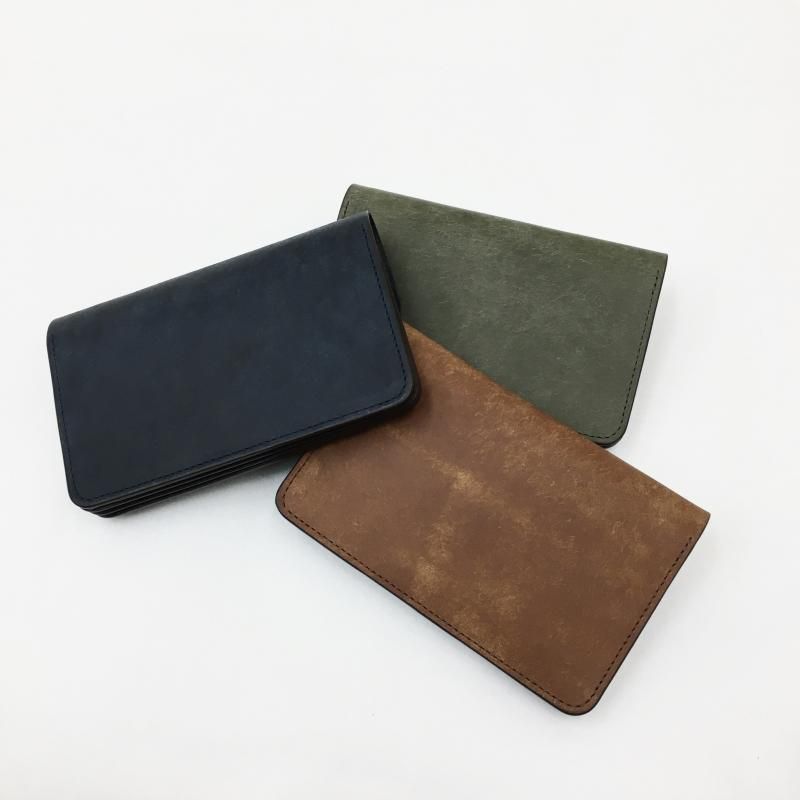  SLOW PUEBLO short wallet (GRAY/CAMEL/NAVY)