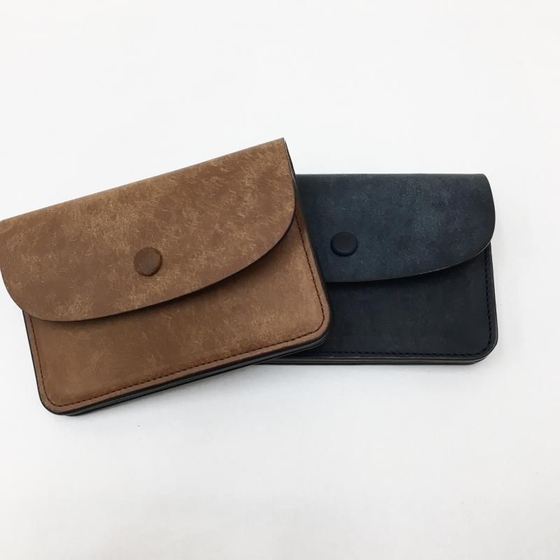  SLOW PUEBLO mini wallet (CAMEL/NAVY)