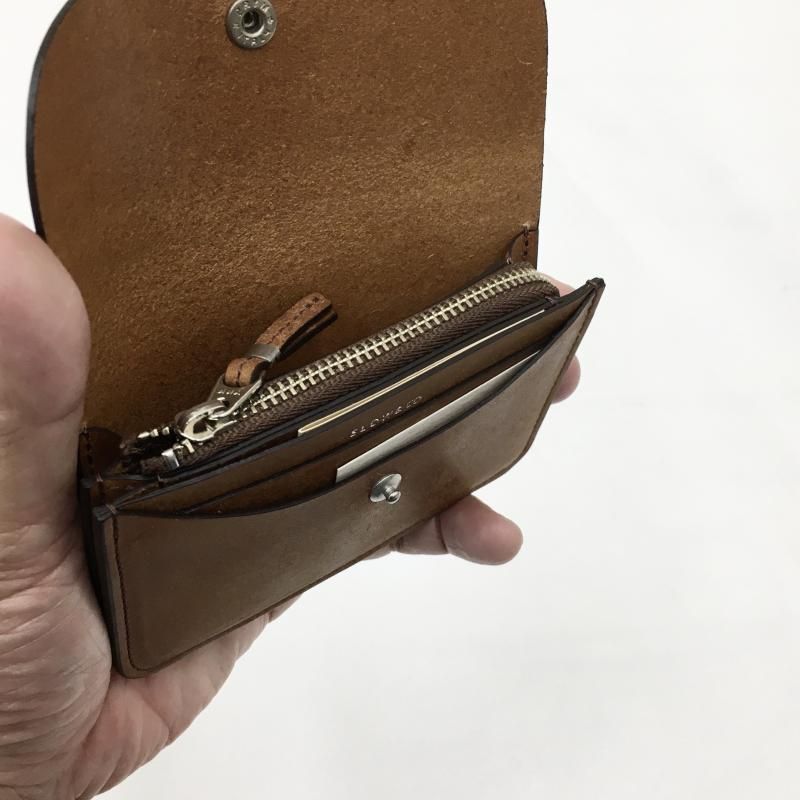  SLOW PUEBLO mini wallet (CAMEL/NAVY)