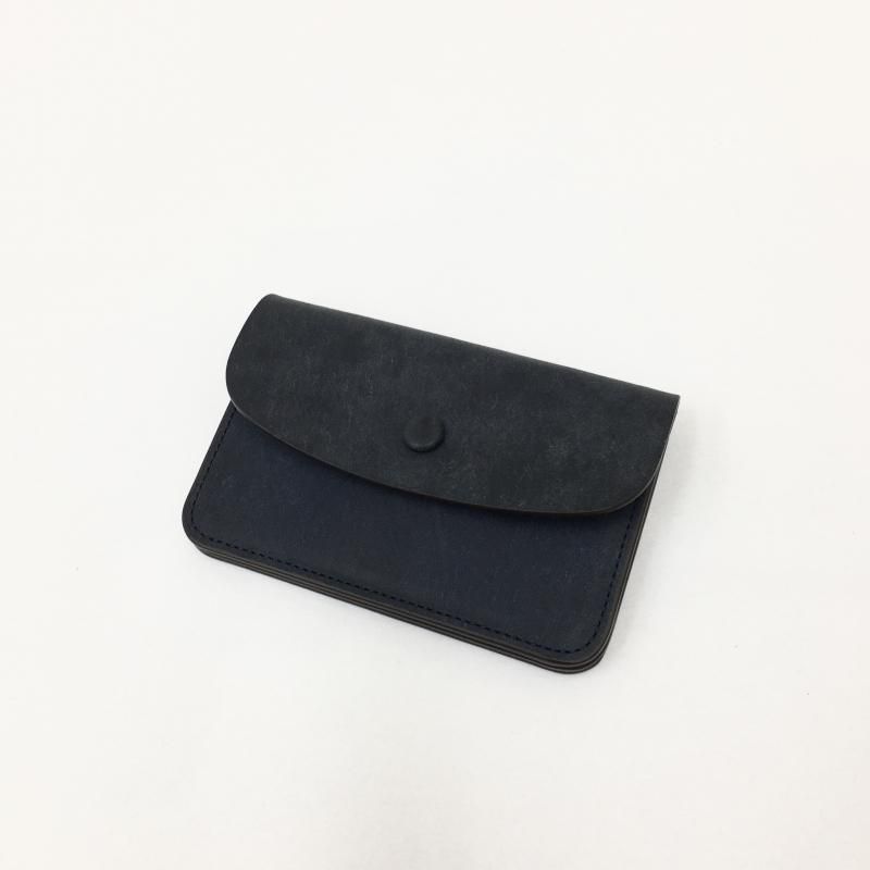  SLOW PUEBLO card case (CAMEL/NAVY/GRAY)