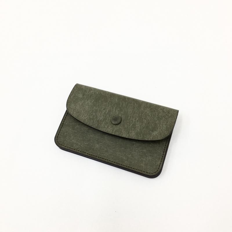  SLOW PUEBLO card case (CAMEL/NAVY/GRAY)