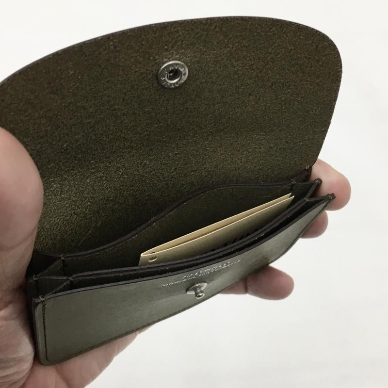  SLOW PUEBLO card case (CAMEL/NAVY/GRAY)