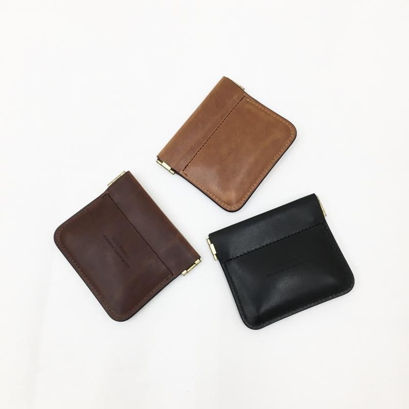  SLOW herbie coin case(BLACK/RED BROWN)