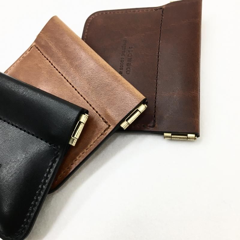  SLOW herbie coin case(BLACK/RED BROWN)