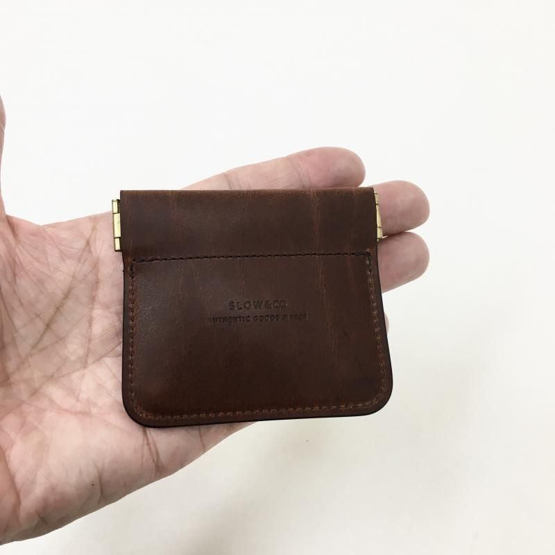  SLOW herbie coin case(BLACK/RED BROWN)