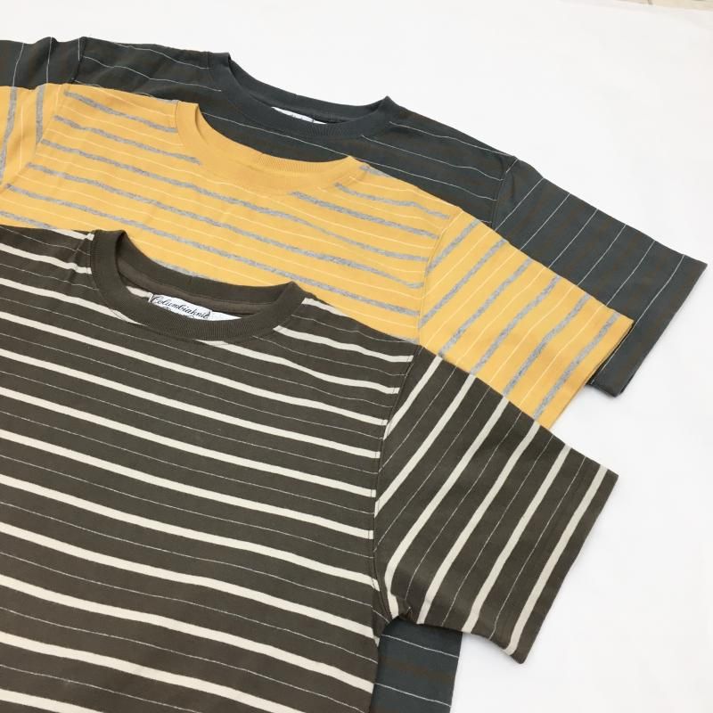  Columbiaknit Short Sleeve Willamette StripeTee(CHARCOAL) 40%OFF
