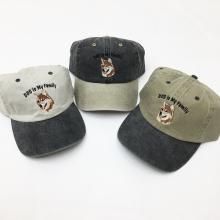 enbroidery DOG CAP -柴犬- (CHARCOAL/KHAKI/SAND)