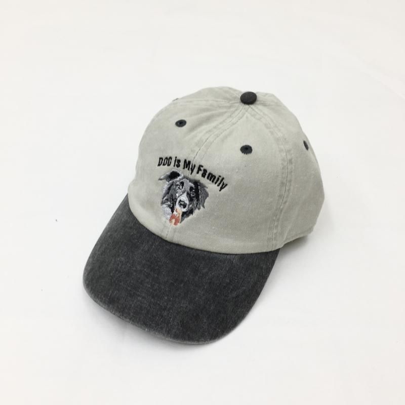  enbroidery DOG CAP -ܡ꡼- (CHARCOAL/KHAKI/SAND)