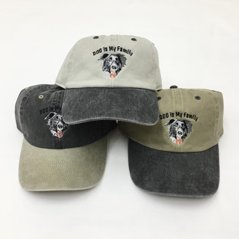  enbroidery DOG CAP -ܡ꡼- (CHARCOAL/KHAKI/SAND)