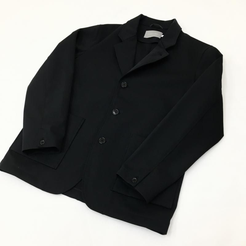  CURLY SOLID DOUBLE-KNIT JACKET(BLACK)