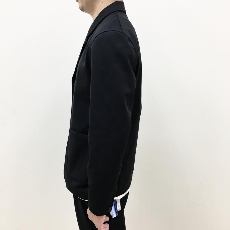  CURLY SOLID DOUBLE-KNIT JACKET(BLACK)