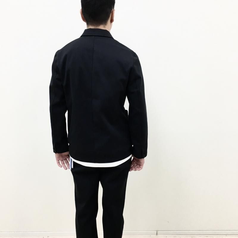  CURLY SOLID DOUBLE-KNIT JACKET(BLACK)