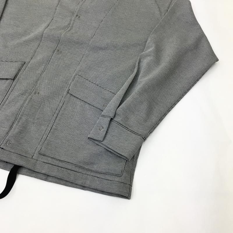  CURLY HOUNDSTOOTH COACH SHIRT JACKET(WHITEBLACK)