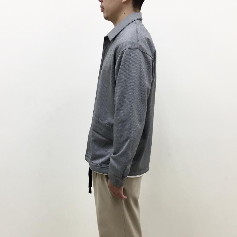  CURLY HOUNDSTOOTH COACH SHIRT JACKET(WHITEBLACK)
