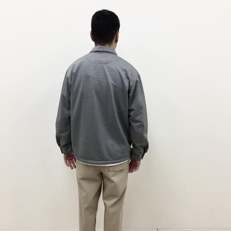  CURLY HOUNDSTOOTH COACH SHIRT JACKET(WHITEBLACK)