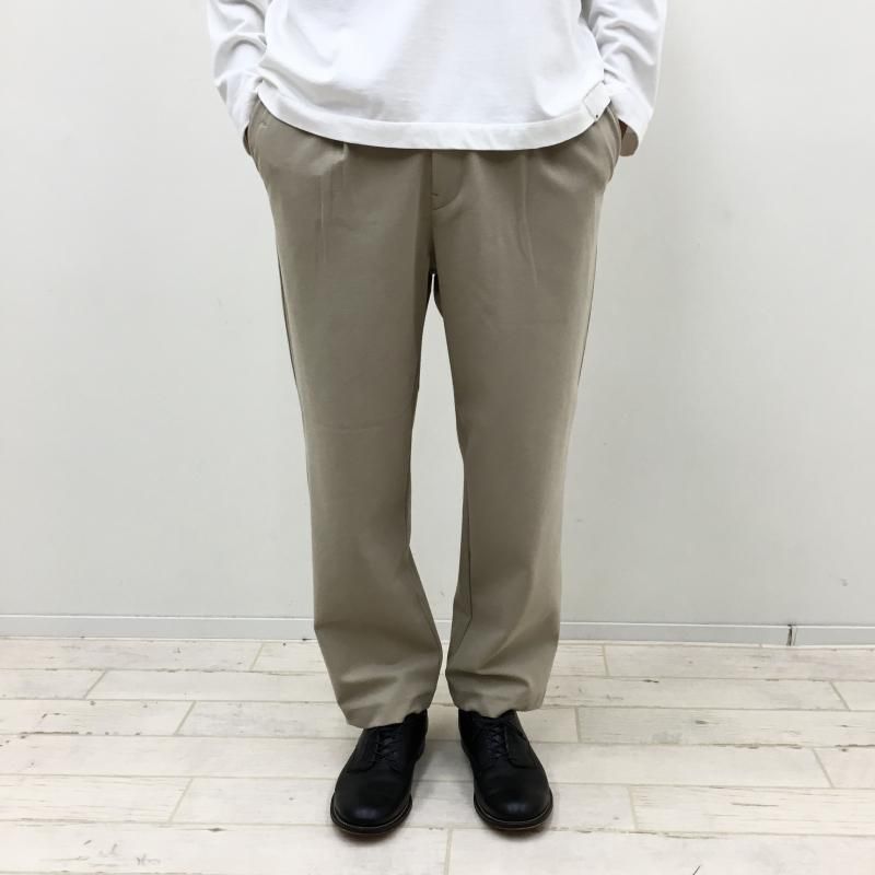 CURLY KNIT CHINO-CLOTH PANTS (STRAIGHT-BEIGE)