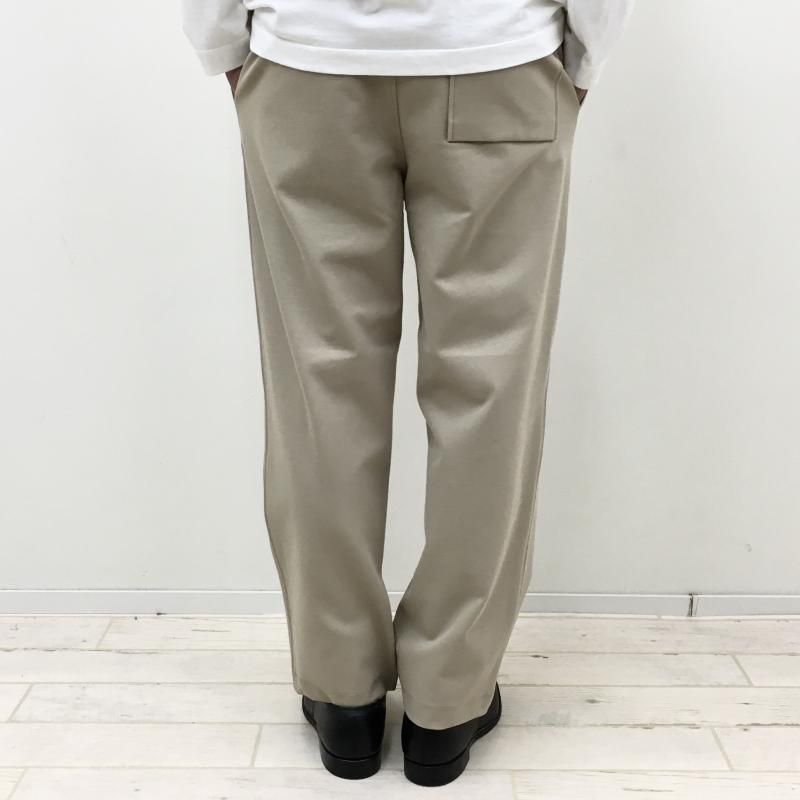  CURLY KNIT CHINO-CLOTH PANTS (STRAIGHT-BEIGE)