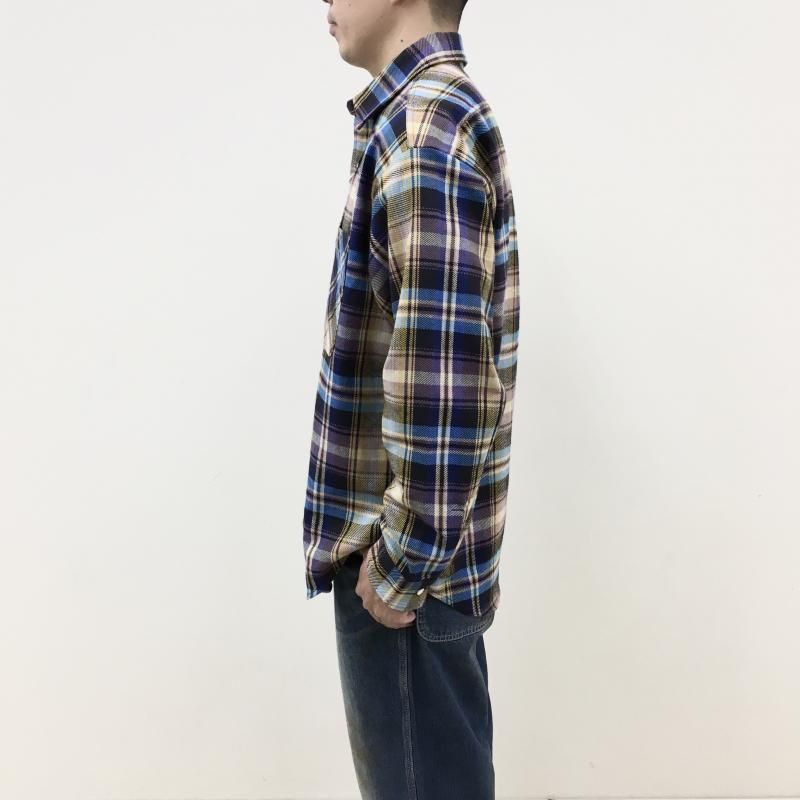  BIG MAC CHECK L/S SHIRTS(NAVY) 