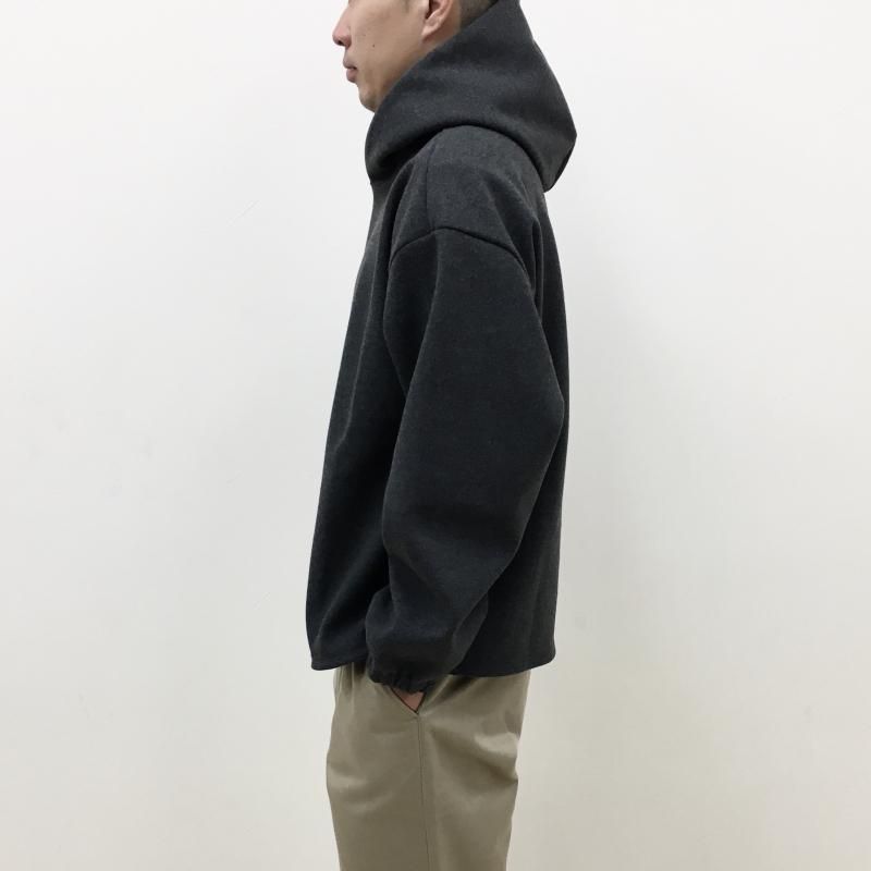  MANUAL ALPHABETBET WOOLET PULLOVER PARKER( DARK GREY)
