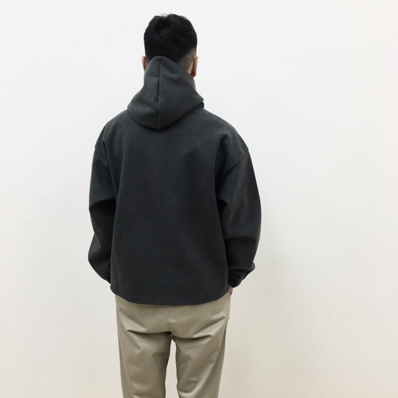  MANUAL ALPHABETBET WOOLET PULLOVER PARKER( DARK GREY)