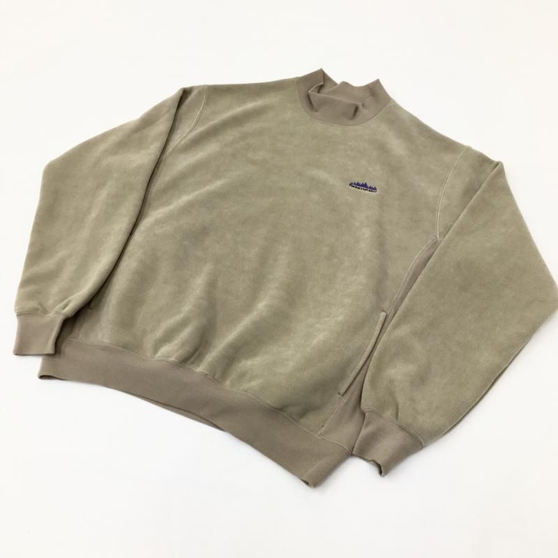  THOUSAND MILE KNIT FREECE MOCK NECK PULLOVER(BEIGE)