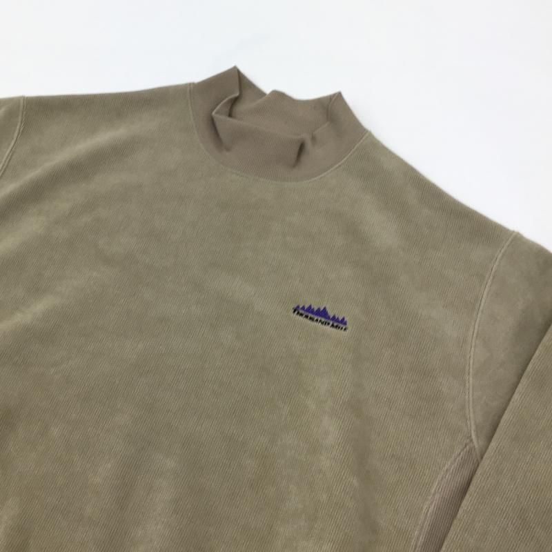  THOUSAND MILE KNIT FREECE MOCK NECK PULLOVER(BEIGE)