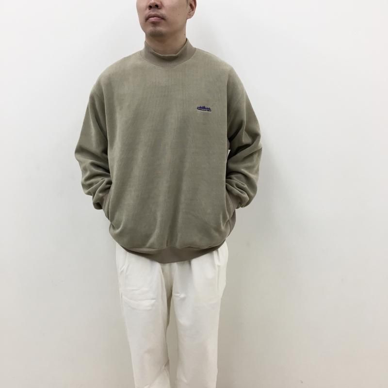  THOUSAND MILE KNIT FREECE MOCK NECK PULLOVER(BEIGE)