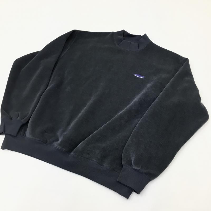  THOUSAND MILE KNIT FREECE MOCK NECK PULLOVER(CHARCOAL)