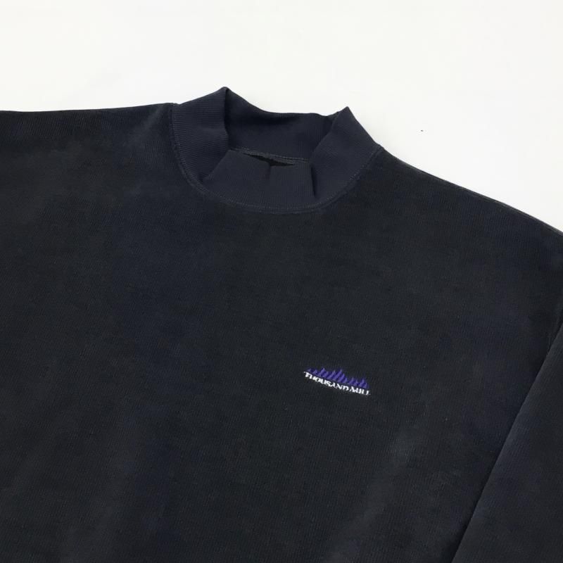  THOUSAND MILE KNIT FREECE MOCK NECK PULLOVER(CHARCOAL)
