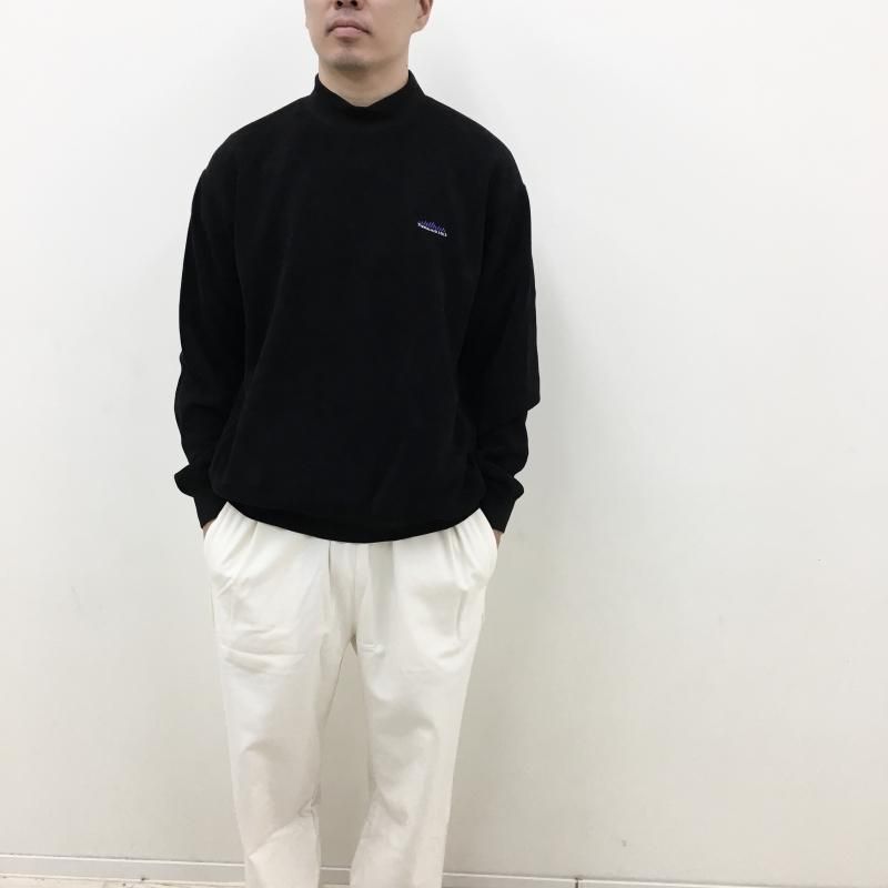 THOUSAND MILE KNIT FREECE MOCK NECK PULLOVER(BLACK)