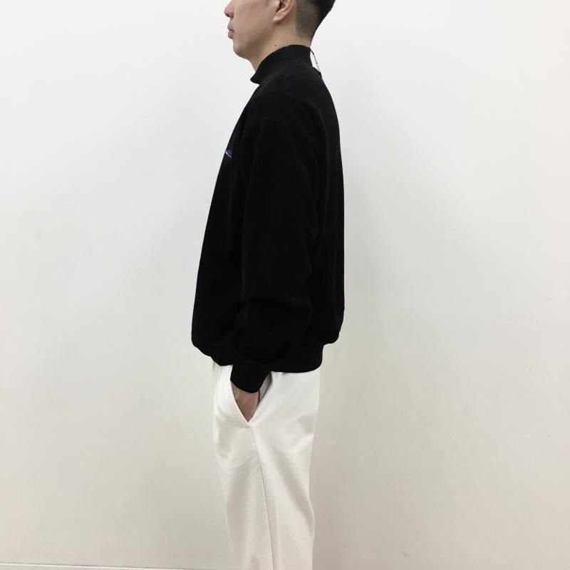  THOUSAND MILE KNIT FREECE MOCK NECK PULLOVER(BLACK)