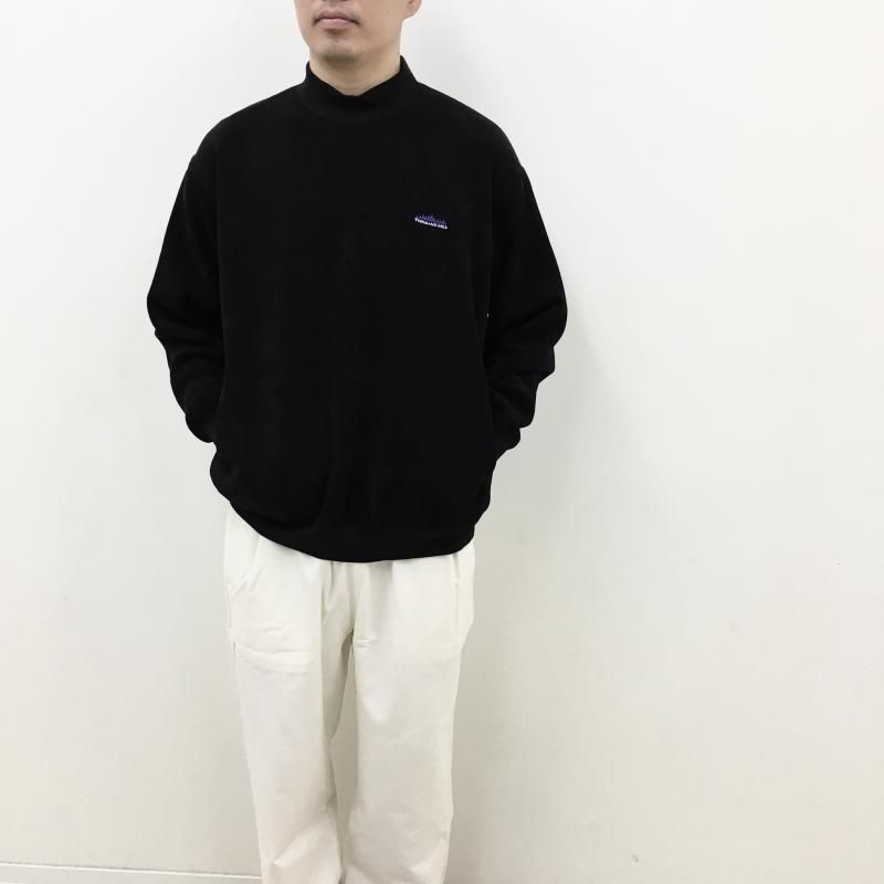  THOUSAND MILE KNIT FREECE MOCK NECK PULLOVER(BLACK)