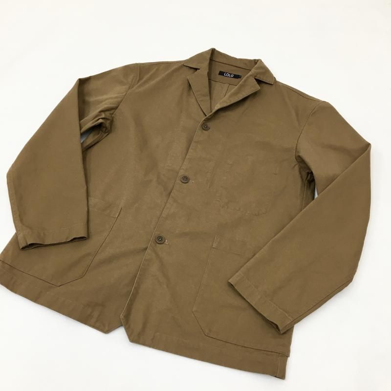 LOLO チノクロス カバーオールジャケット(BROWN) - have a