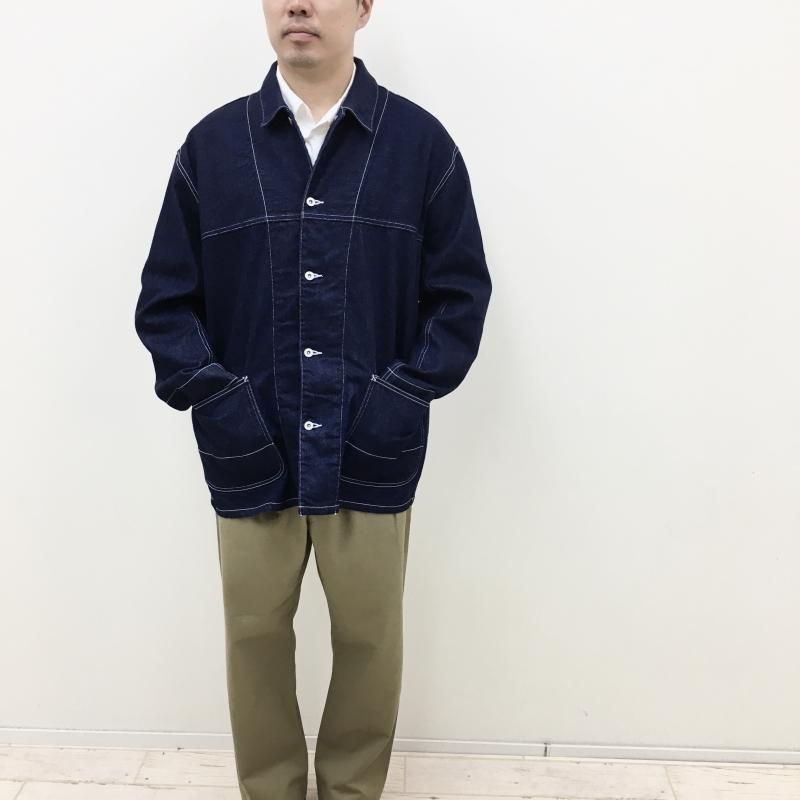  PERS PROJECTS ARON COVERALL(ONE WASH-INDIGO)