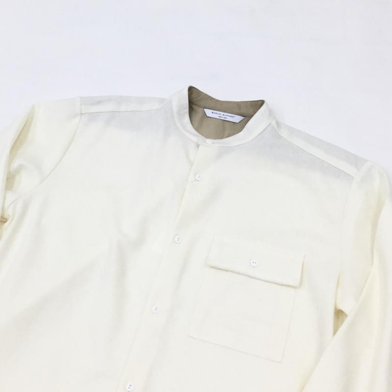  MANUAL ALPHABETBET WOOL LOOSE FIT B/C SHT(WHITE)