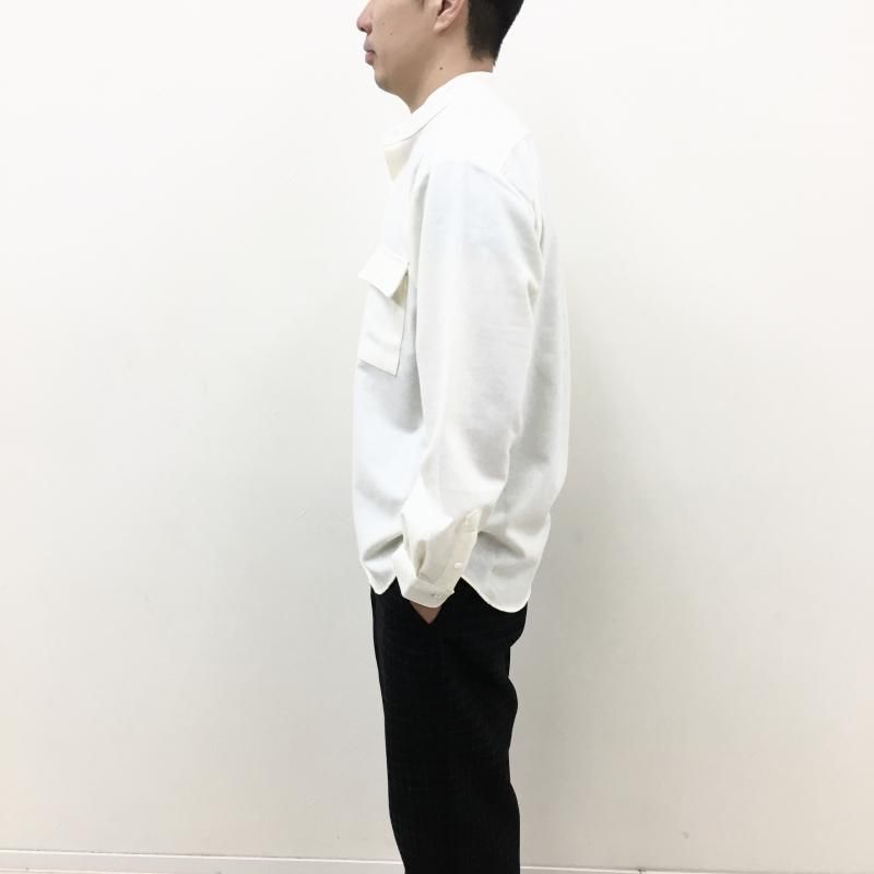  MANUAL ALPHABETBET WOOL LOOSE FIT B/C SHT(WHITE)