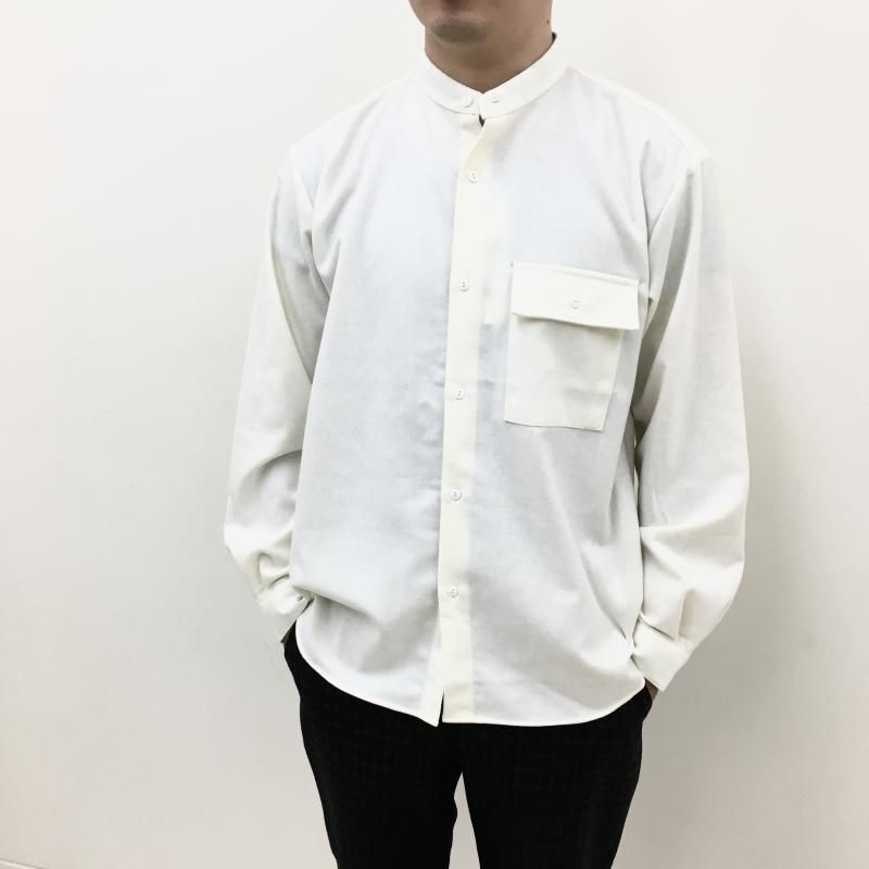  MANUAL ALPHABETBET WOOL LOOSE FIT B/C SHT(WHITE)