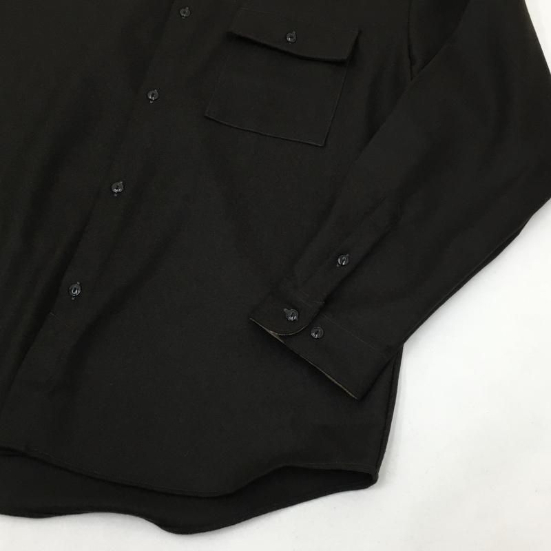  MANUAL ALPHABETBET WOOL LOOSE FIT B/C SHT(BROWN)