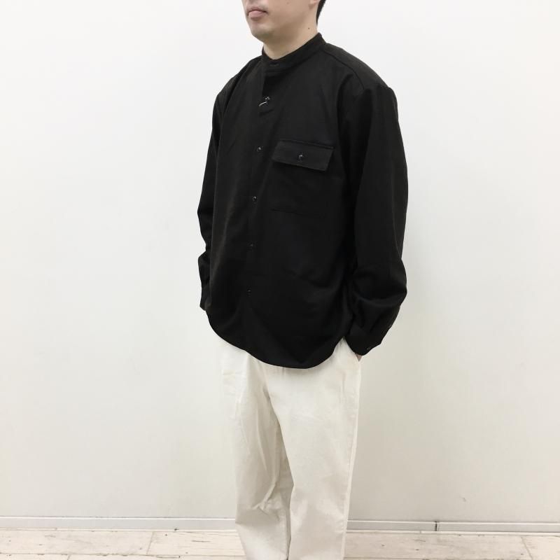  MANUAL ALPHABETBET WOOL LOOSE FIT B/C SHT(BROWN)