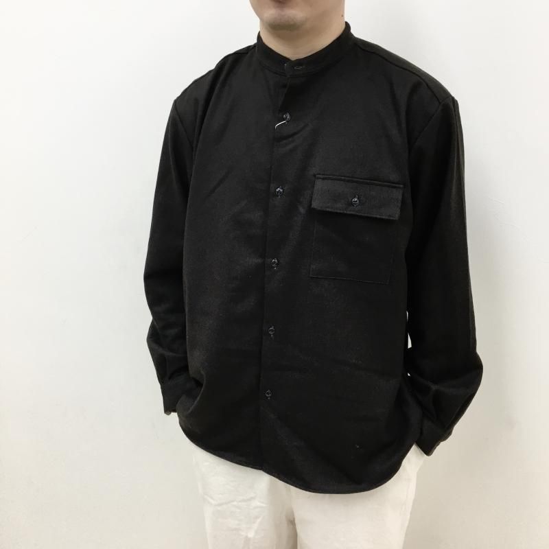  MANUAL ALPHABETBET WOOL LOOSE FIT B/C SHT(BROWN)