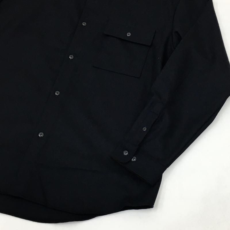  MANUAL ALPHABETBET WOOL LOOSE FIT B/C SHT(NAVY)
