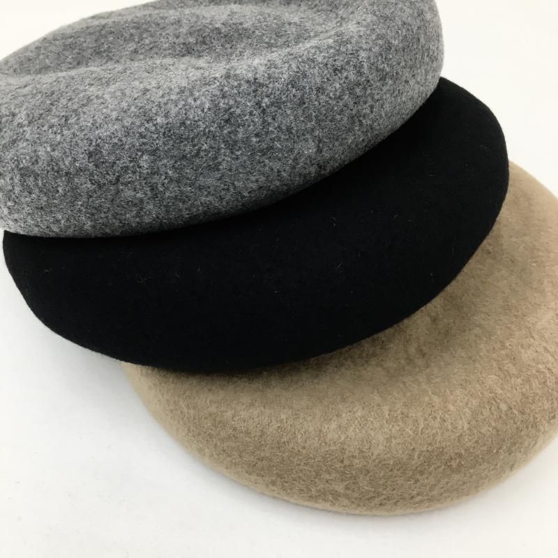  DECHO WOOL BASQUE BERET(CAMEL/GRAY/BLACK)