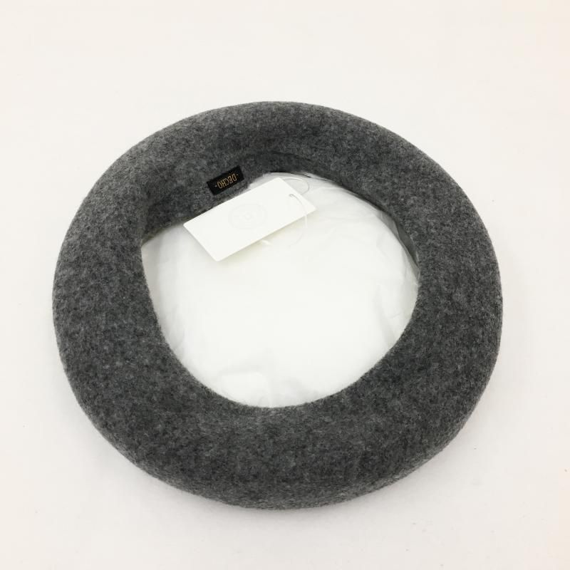  DECHO WOOL BASQUE BERET(CAMEL/GRAY/BLACK)