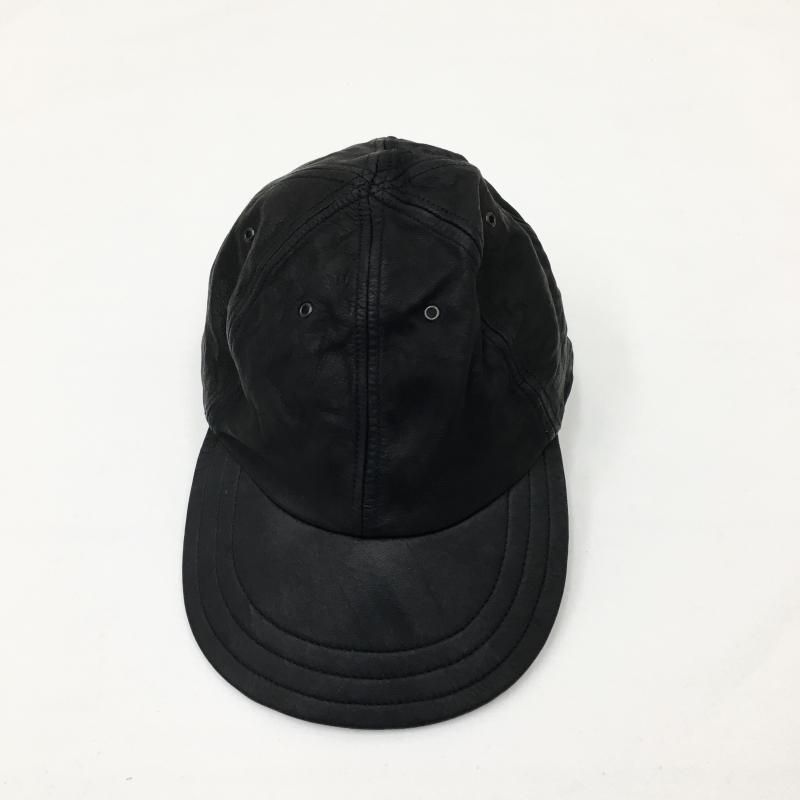  DECHO LEATHER 6 PANEL CAP(BROWN/BLACK)
