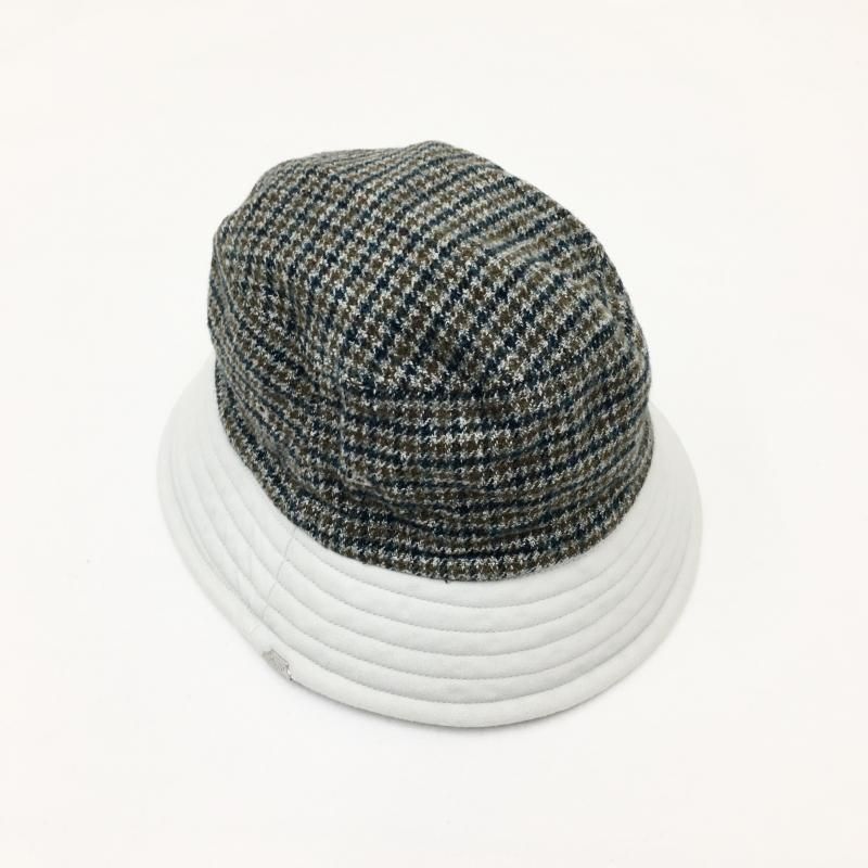  DECHO CHECK & MOLESKIN BUCKET HAT(BEIGE/GRAY/BLACK)