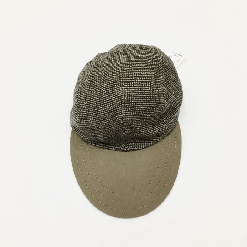  DECHO CHECK & MOLESKIN DUCKBILL JET CAP(BEIGE/GRAY/BLACK)