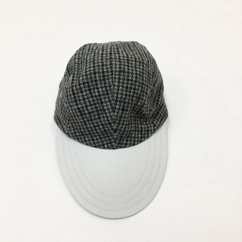  DECHO CHECK & MOLESKIN DUCKBILL JET CAP(BEIGE/GRAY/BLACK)