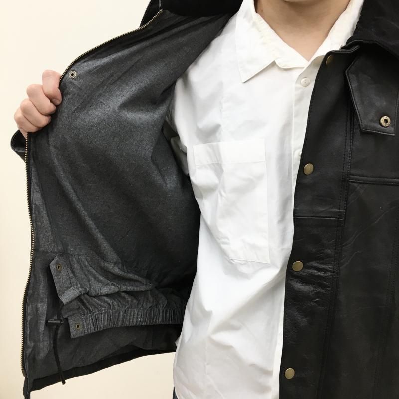  yoused LEATHER DRIVER'S JACKET(SIZE1-2)